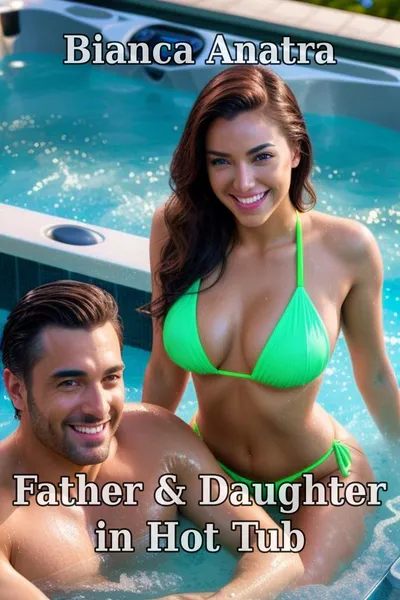 Father & Daughter in Hot Tub