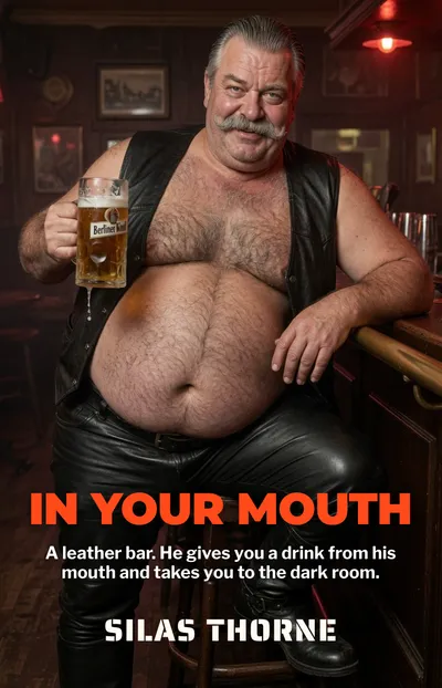 IN YOUR MOUTH - Berlín. A leather bar. He gives you a drink from his mouth and takes you to the back.