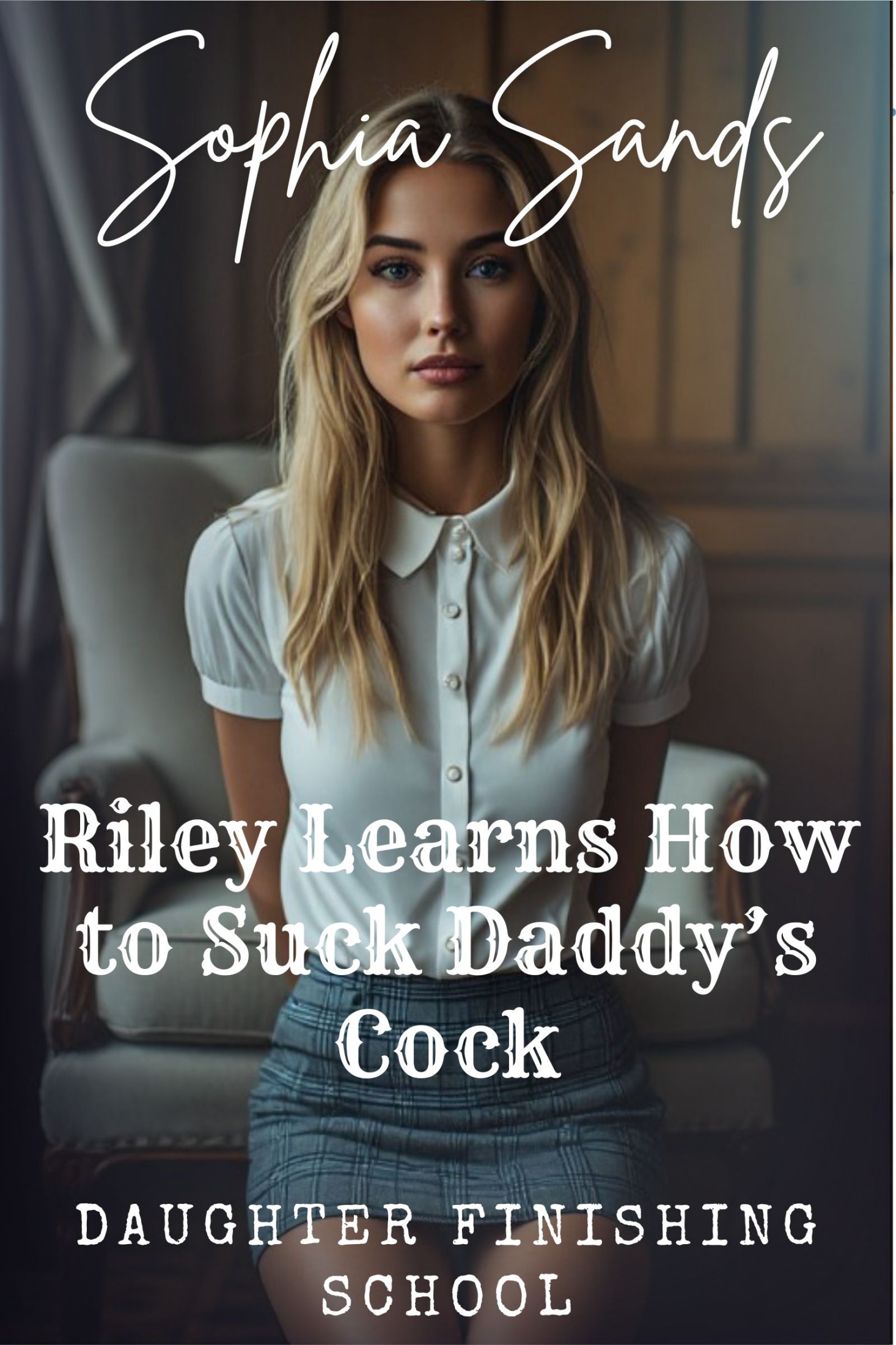 Riley Learns How to Suck Daddy’s Cock - Daughter Finishing School 2